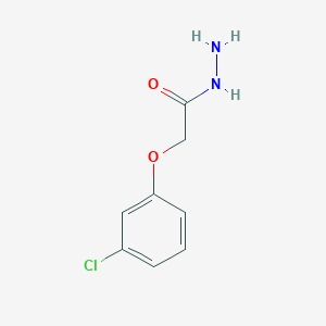 molecular formula C8H9ClN2O2 B3094781 2-(3-Chlorophenoxy)acetohydrazide CAS No. 1260767-05-2