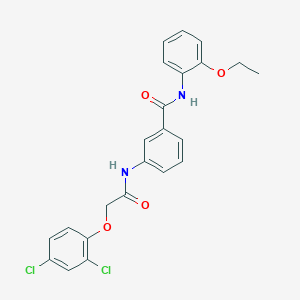 3-{[(2,4-dichlorophenoxy)acetyl]amino}-N-(2-ethoxyphenyl)benzamide