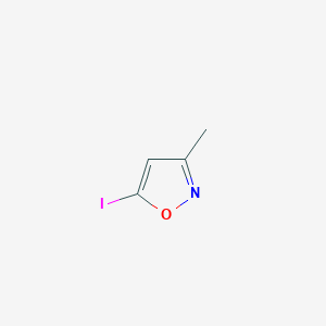 molecular formula C4H4INO B3094810 5-Iodo-3-methylisoxazole CAS No. 126085-92-5