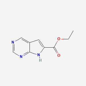 Ethyl 7H-pyrrolo[2,3-d]pyrimidine-6-carboxylate