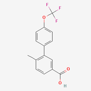 6-Methyl-4'-(trifluoromethoxy)biphenyl-3-carboxylic acid