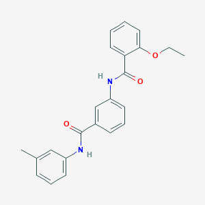 molecular formula C23H22N2O3 B309493 2-ethoxy-N-[3-(3-toluidinocarbonyl)phenyl]benzamide 