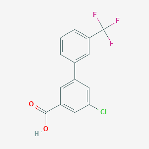 5-Chloro-3-(3-trifluoromethylphenyl)benzoic acid