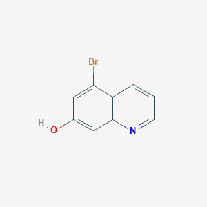 molecular formula C9H6BrNO B3094999 5-溴喹啉-7-醇 CAS No. 1261687-67-5