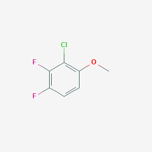 molecular formula C7H5ClF2O B3095017 2-Chloro-3,4-difluoroanisole CAS No. 1261769-08-7