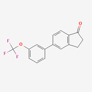 5-(3-(Trifluoromethoxy)phenyl)-1-indanone