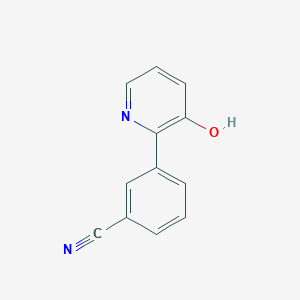 3-(3-Hydroxypyridin-2-yl)benzonitrile