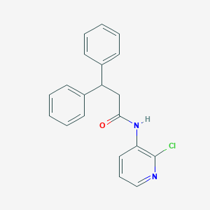 molecular formula C20H17ClN2O B309518 N-(2-chloropyridin-3-yl)-3,3-diphenylpropanamide 