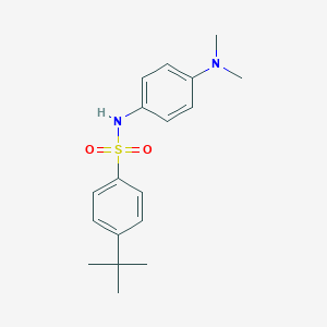 4-tert-butyl-N-[4-(dimethylamino)phenyl]benzenesulfonamide