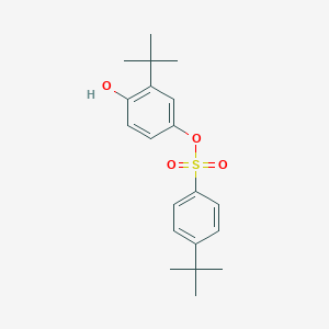 molecular formula C20H26O4S B309521 3-Tert-butyl-4-hydroxyphenyl 4-tert-butylbenzenesulfonate 