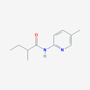 molecular formula C11H16N2O B309525 2-methyl-N-(5-methyl-2-pyridinyl)butanamide 