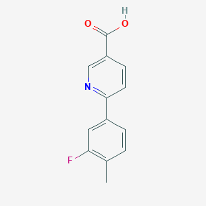 6-(3-Fluoro-4-methylphenyl)pyridine-3-carboxylic acid