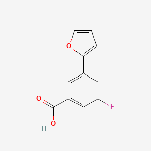 3-Fluoro-5-(furan-2-yl)benzoic acid