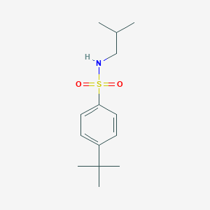 molecular formula C14H23NO2S B309530 4-tert-butyl-N-isobutylbenzenesulfonamide 