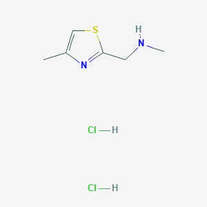 N-Methyl-1-(4-methyl-1,3-thiazol-2-yl)methanamine dihydrochloride