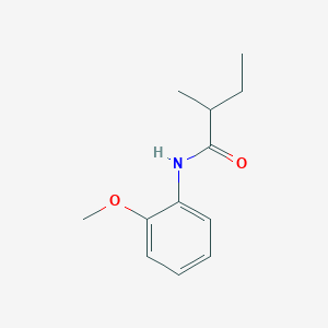 molecular formula C12H17NO2 B309541 N-(2-methoxyphenyl)-2-methylbutanamide 