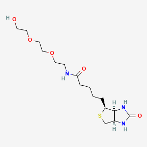 molecular formula C16H29N3O5S B3095428 Biotin-PEG3-alcohol CAS No. 1263044-40-1