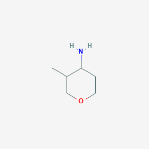 molecular formula C6H13NO B3095477 3-methyltetrahydro-2H-pyran-4-amine CAS No. 1263378-30-8