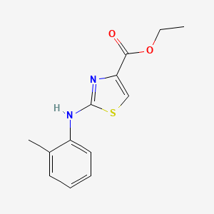 molecular formula C13H14N2O2S B3095529 Ethyl 2-o-toluidinothiazole-4-carboxylate CAS No. 126533-64-0