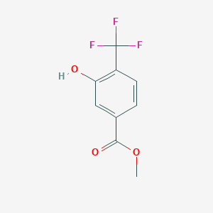 molecular formula C9H7F3O3 B3095537 Methyl 3-hydroxy-4-(trifluoromethyl)benzoate CAS No. 126541-88-6