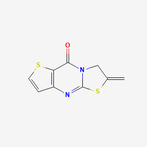 11-Methylidene-4,10-dithia-1,8-diazatricyclo[7.3.0.0^{3,7}]dodeca-3(7),5,8-trien-2-one