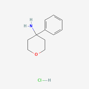 (4-Phenyltetrahydro-2H-pyran-4-YL)amine hydrochloride