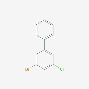 molecular formula C12H8BrCl B3095665 3-溴-5-氯联苯 CAS No. 126866-35-1