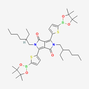 2,5-Bis(2-ethylhexyl)-3,6-bis(5-(4,4,5,5-tetramethyl-1,3,2-dioxaborolan-2-yl)thiophen-2-yl)pyrrolo[3,4-c]pyrrole-1,4(2H,5H)-dione