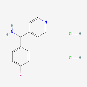 1-(4-Fluorophenyl)-1-pyridin-4-ylmethanamine dihydrochloride