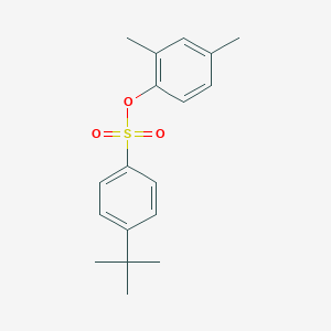 molecular formula C18H22O3S B309575 2,4-Dimethylphenyl 4-tert-butylbenzenesulfonate 