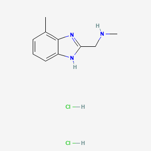 N-Methyl-1-(7-methyl-1H-benzimidazol-2-yl)methanamine dihydrochloride