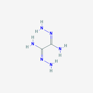 molecular formula C₂H₈N₆ B030958 1-N',2-N'-diaminoethanediimidamide CAS No. 3457-37-2