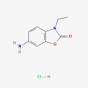 6-Amino-3-ethyl-1,3-benzoxazol-2(3H)-one hydrochloride