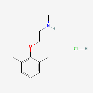 molecular formula C11H18ClNO B3095925 [2-(2,6-Dimethylphenoxy)ethyl]methylamine hydrochloride CAS No. 1269202-77-8
