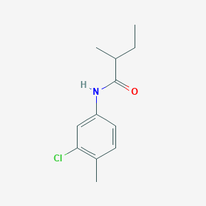 N-(3-chloro-4-methylphenyl)-2-methylbutanamide