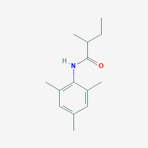 molecular formula C14H21NO B309596 N-mesityl-2-methylbutanamide 