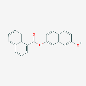 molecular formula C21H14O3 B309599 7-Hydroxy-2-naphthyl 1-naphthoate 
