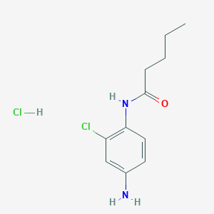 N-(4-Amino-2-chlorophenyl)pentanamide hydrochloride