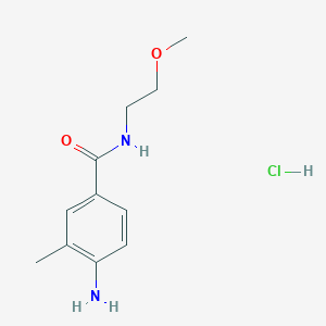 4-Amino-N-(2-methoxyethyl)-3-methylbenzamide hydrochloride