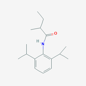 molecular formula C17H27NO B309603 N-(2,6-diisopropylphenyl)-2-methylbutanamide 