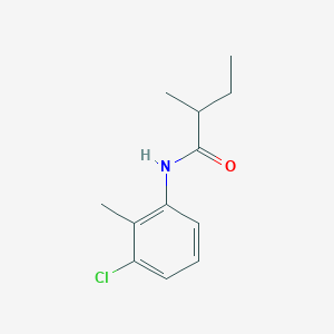 molecular formula C12H16ClNO B309605 N-(3-chloro-2-methylphenyl)-2-methylbutanamide 