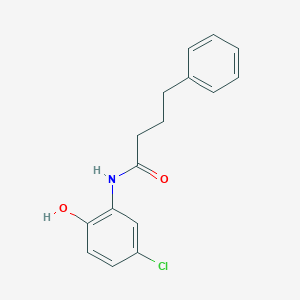 molecular formula C16H16ClNO2 B309608 N-(5-chloro-2-hydroxyphenyl)-4-phenylbutanamide 