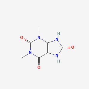 molecular formula C7H10N4O3 B3096095 1,3-dimethyltetrahydro-1H-purine-2,6,8(3H)-trione CAS No. 127091-92-3