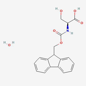 (S)-2-((((9H-Fluoren-9-yl)methoxy)carbonyl)amino)-3-hydroxypropanoic acid hydrate