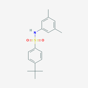 molecular formula C18H23NO2S B309622 4-tert-butyl-N-(3,5-dimethylphenyl)benzenesulfonamide 