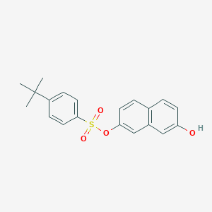 molecular formula C20H20O4S B309626 7-Hydroxy-2-naphthyl 4-tert-butylbenzenesulfonate 