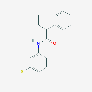 N-[3-(methylsulfanyl)phenyl]-2-phenylbutanamide