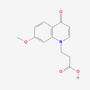 3-(7-methoxy-4-oxoquinolin-1(4H)-yl)propanoic acid