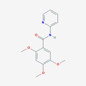 molecular formula C15H16N2O4 B309632 2,4,5-trimethoxy-N-(2-pyridinyl)benzamide 