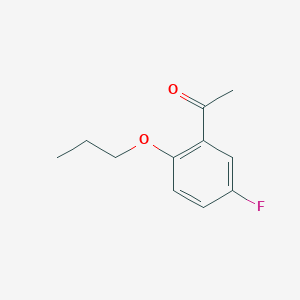 1-(5-Fluoro-2-propoxyphenyl)ethanone